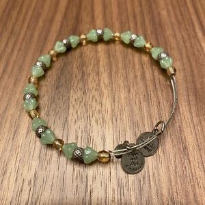 Alex and Ani Bracelet - Silver and Sea Foam